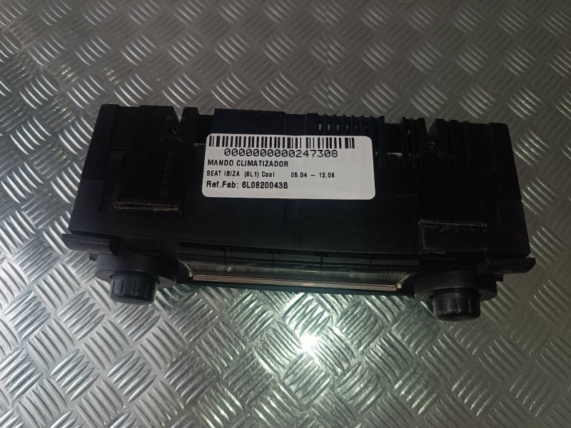 Recambio de mando climatizador para seat ibiza (6l1) cool referencia OEM IAM 6L0820043B 412206017 VDO