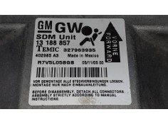 Recambio de centralita airbag para opel astra h ber. enjoy referencia OEM IAM 13188857 327963935 402985A3 2