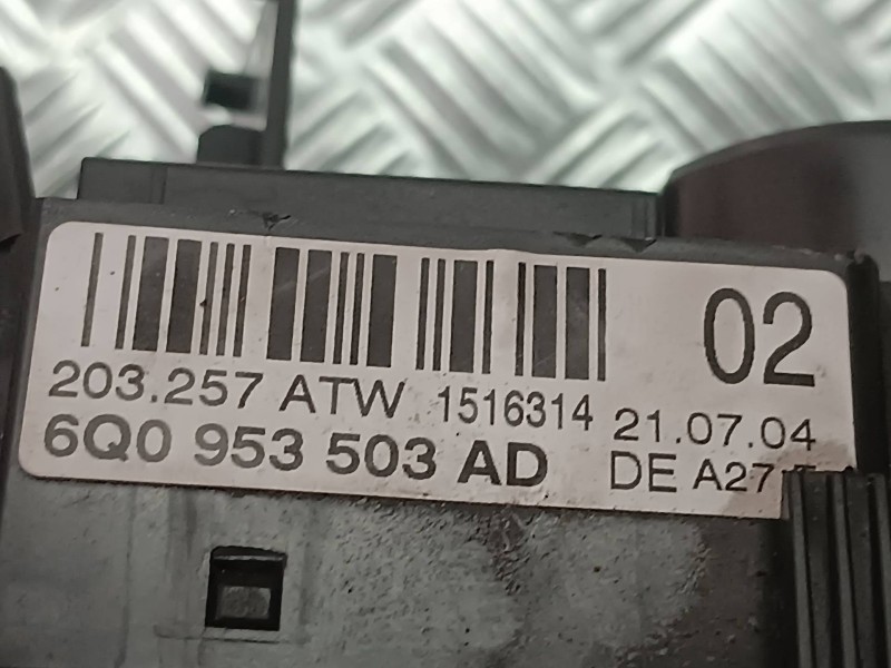 Recambio de mando luces para seat ibiza (6l1) cool referencia OEM IAM 6Q0953503AD 15920568 