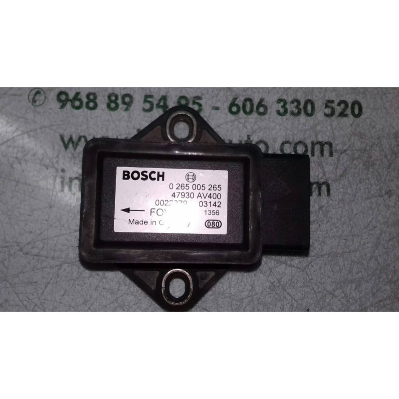 Recambio de sensor para nissan primera berlina (p12) acenta referencia OEM IAM 0265005265 47930AV400 BOSCH