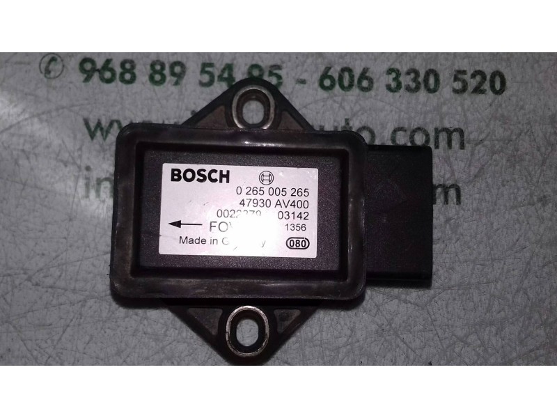 Recambio de sensor para nissan primera berlina (p12) acenta referencia OEM IAM 0265005265 47930AV400 BOSCH