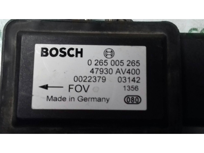 Recambio de sensor para nissan primera berlina (p12) acenta referencia OEM IAM 0265005265 47930AV400 BOSCH