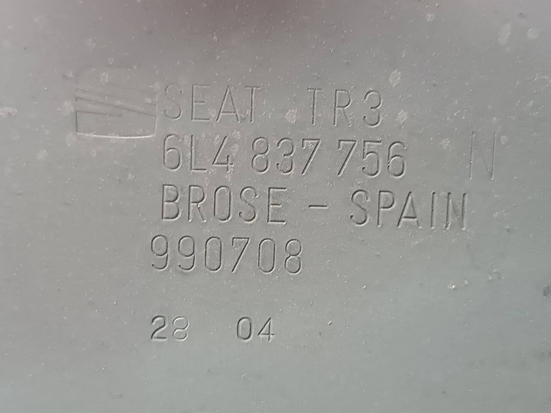 Recambio de elevalunas delantero derecho para seat ibiza (6l1) cool referencia OEM IAM 6L4837752DJ 6L4837756 ELECTRICO