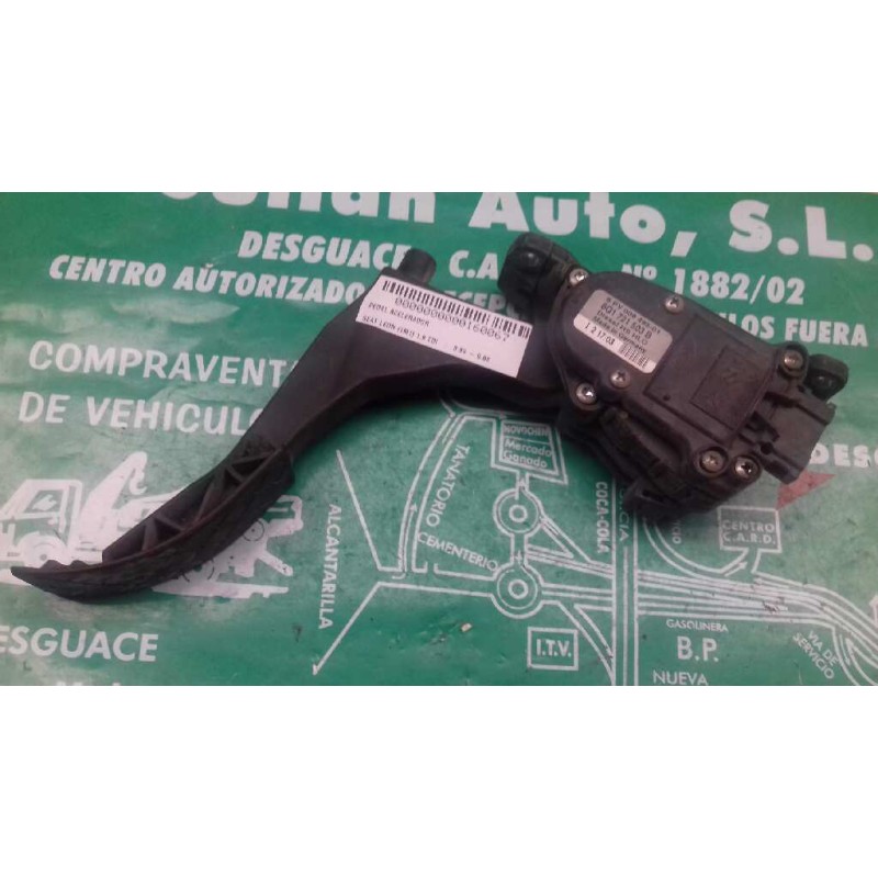 Recambio de pedal acelerador para seat leon (1m1) 1.9 tdi referencia OEM IAM 6Q1721503B 6PV00849501 HELLA