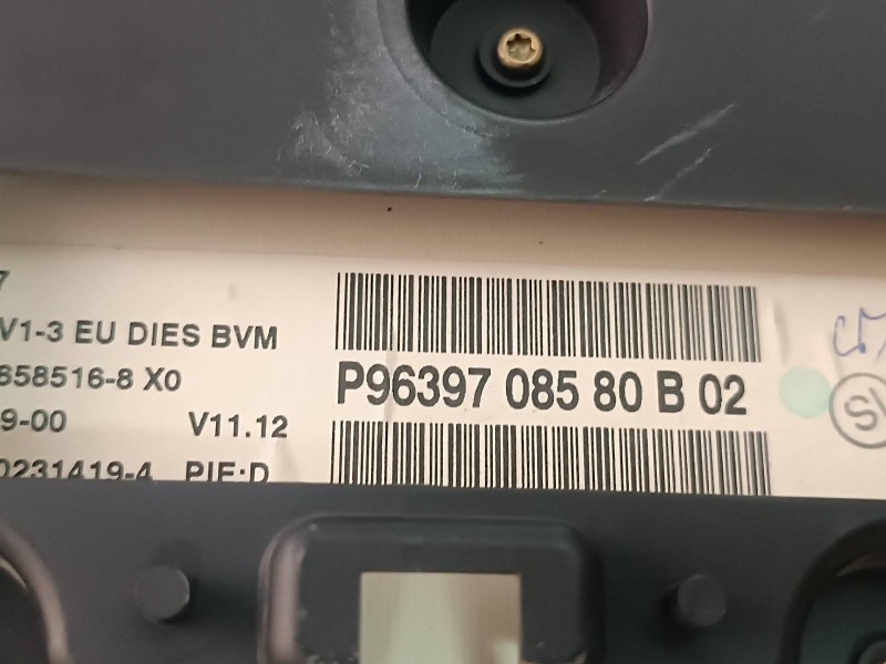 Recambio de cuadro instrumentos para citroen xsara berlina 2.0 hdi sx (66kw) referencia OEM IAM 9639708580 216530840 