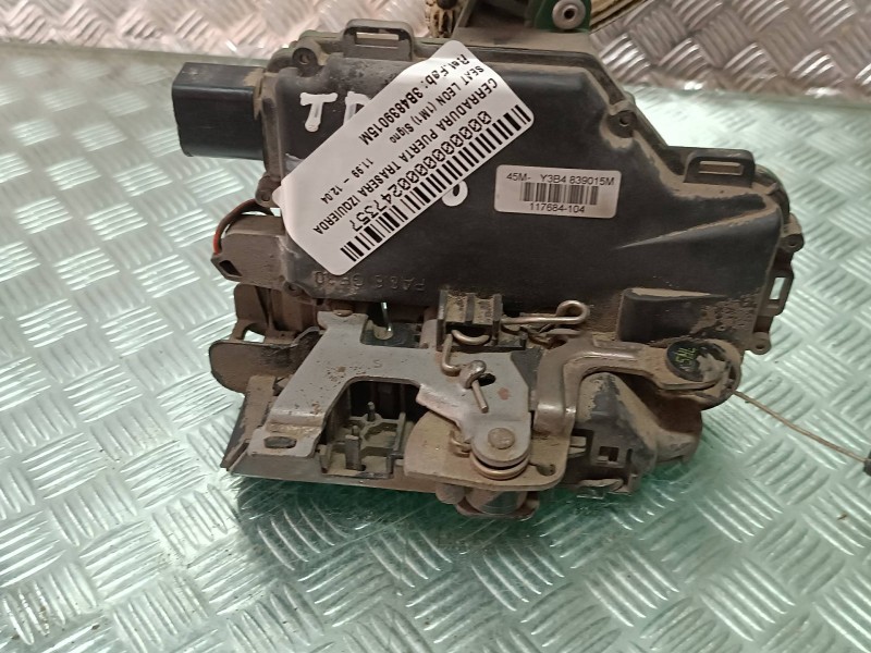 Recambio de cerradura puerta trasera izquierda para seat leon (1m1) signo referencia OEM IAM 3B4839015M CONECTOR 6 PINES ELECTRI