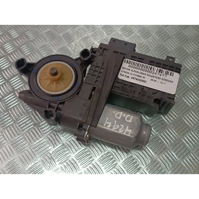 Recambio de motor elevalunas delantero derecho para citroen c4 picasso sx referencia OEM IAM 9674032680 400962F 