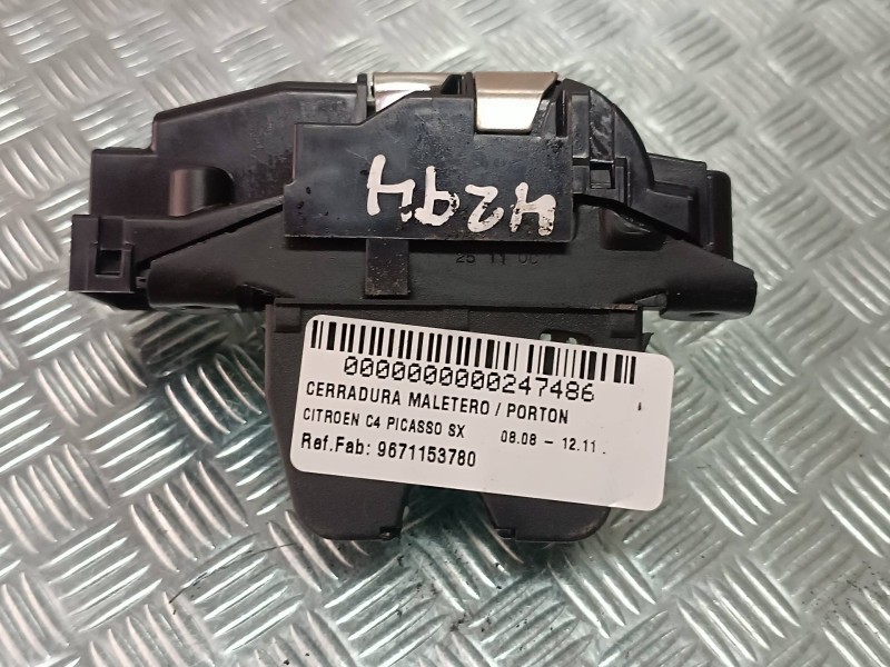 Recambio de cerradura maletero / porton para citroen c4 picasso sx referencia OEM IAM 9671153780  