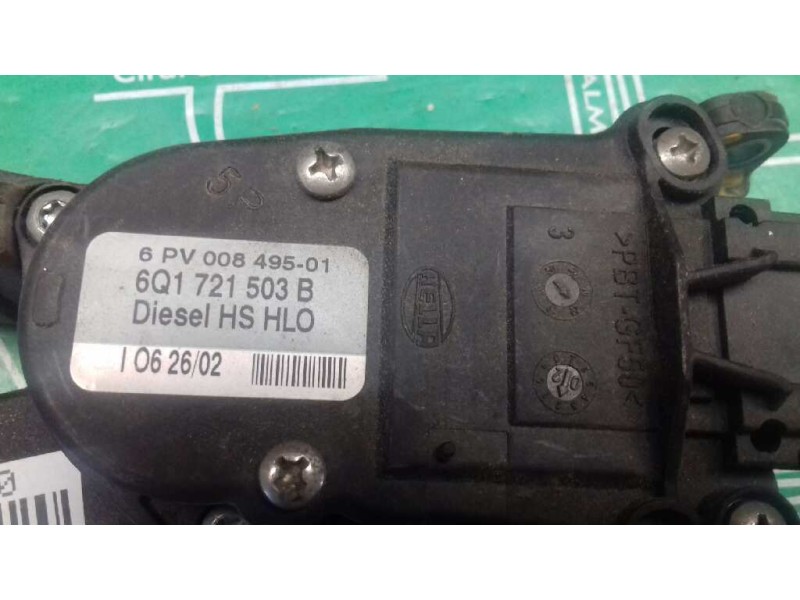 Recambio de pedal acelerador para seat ibiza (6l1) stella referencia OEM IAM 6Q1721503B 6PV00849501 HELLA