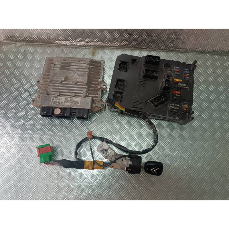 Recambio de centralita motor uce para citroen c3 1.4 hdi sx plus referencia OEM IAM 9643455080 5WS40021 KIT- SIEMENS