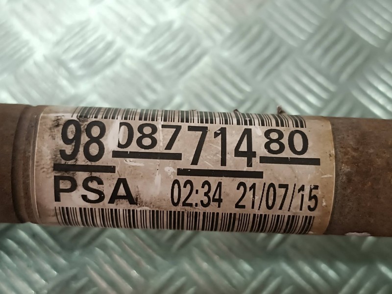 Recambio de transmision delantera izquierda para citroen c4 picasso business class referencia OEM IAM 9808771480 8PP77 3533410