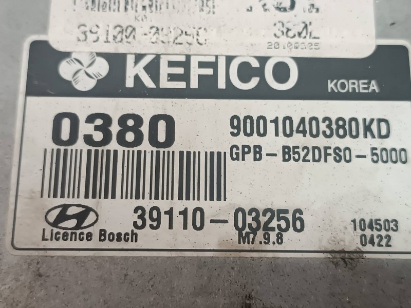 Recambio de centralita motor uce para hyundai i20 classic referencia OEM IAM 3911003256 940061J160 KIT - KEFICO