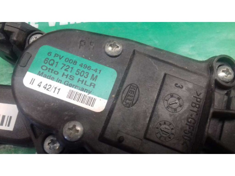Recambio de pedal acelerador para seat ibiza (6j5) reference referencia OEM IAM 6Q1721503M 6PV00849641 HELLA