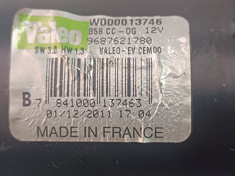 Recambio de motor limpia delantero para citroen c4 picasso sx referencia OEM IAM 9687621780  VALEO