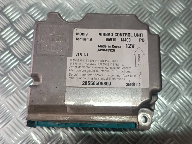 Recambio de centralita airbag para hyundai i20 classic referencia OEM IAM 959101J400 5WK43928 28S5050680J