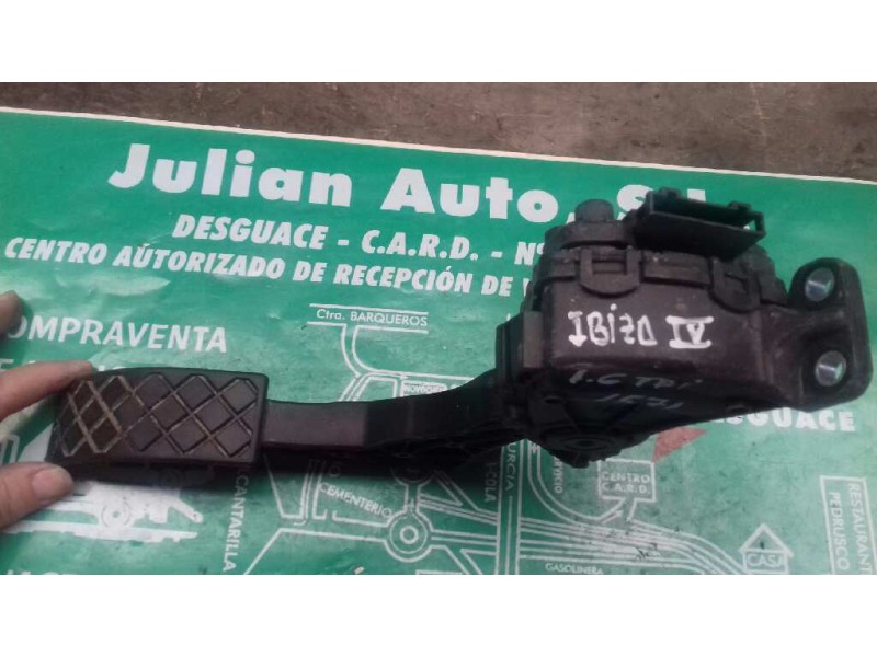 Recambio de pedal acelerador para seat ibiza (6j5) reference referencia OEM IAM 6Q1721503M 6PV00849641 HELLA