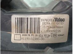 Recambio de faro izquierdo para toyota corolla (e12) 2.0 d-4d linea luna berlina referencia OEM IAM 8115002380 89009216  2
