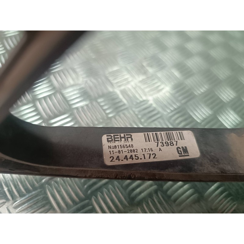 Recambio de electroventilador para opel corsa c comfort referencia OEM IAM 24445172 73987 BEHR