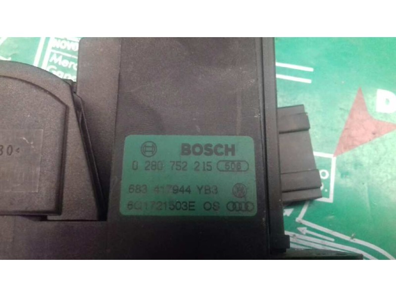 Recambio de pedal acelerador para volkswagen polo (9n1) highline referencia OEM IAM 6Q1721503E 0280752215 683417944YB3