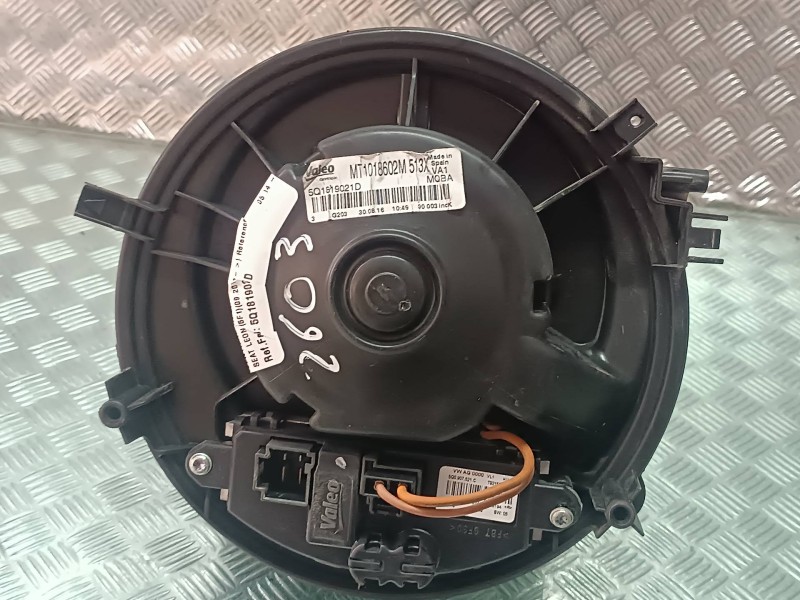Recambio de ventilador calefaccion para seat leon (5f1) reference referencia OEM IAM 5Q1819021D 5Q0907521C VALEO