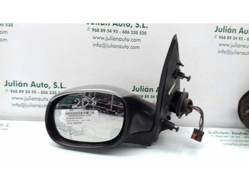 Recambio de retrovisor izquierdo para peugeot 206 sw xs referencia OEM IAM 96480953XT  ELECTRICO