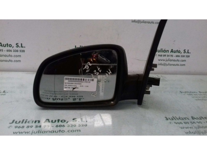 Recambio de retrovisor izquierdo para opel meriva cosmo referencia OEM IAM 93494478  ELECTRICO