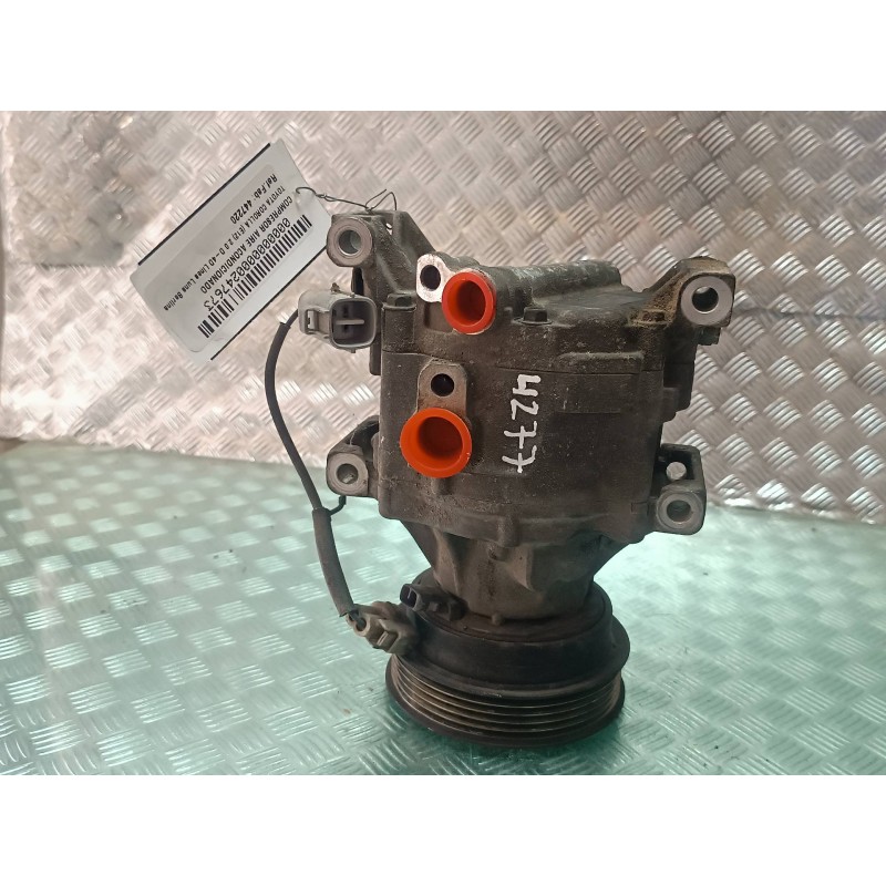 Recambio de compresor aire acondicionado para toyota corolla (e12) 2.0 d-4d linea luna berlina referencia OEM IAM 447220 4472206