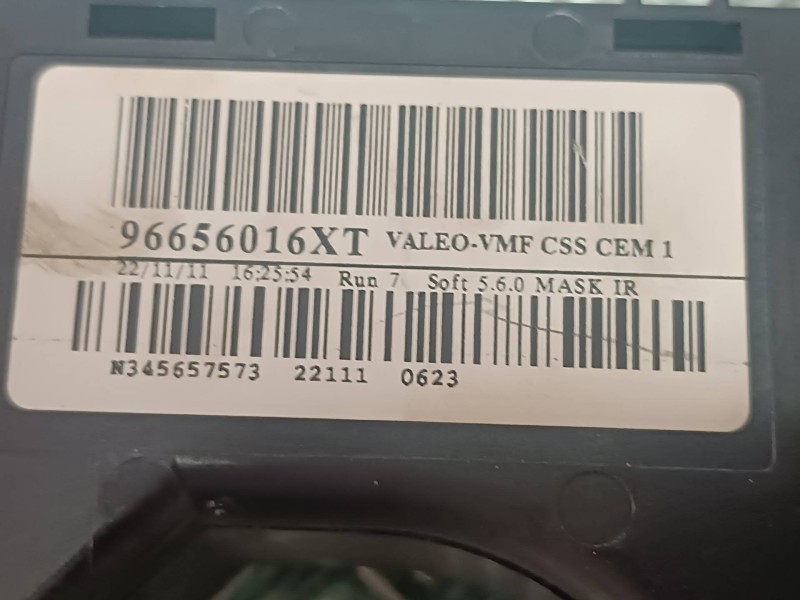 Recambio de mando luces para citroen c4 picasso sx referencia OEM IAM 96656016XT  VALEO