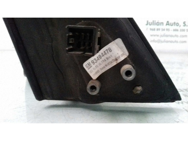 Recambio de retrovisor izquierdo para opel meriva cosmo referencia OEM IAM 93494478  ELECTRICO