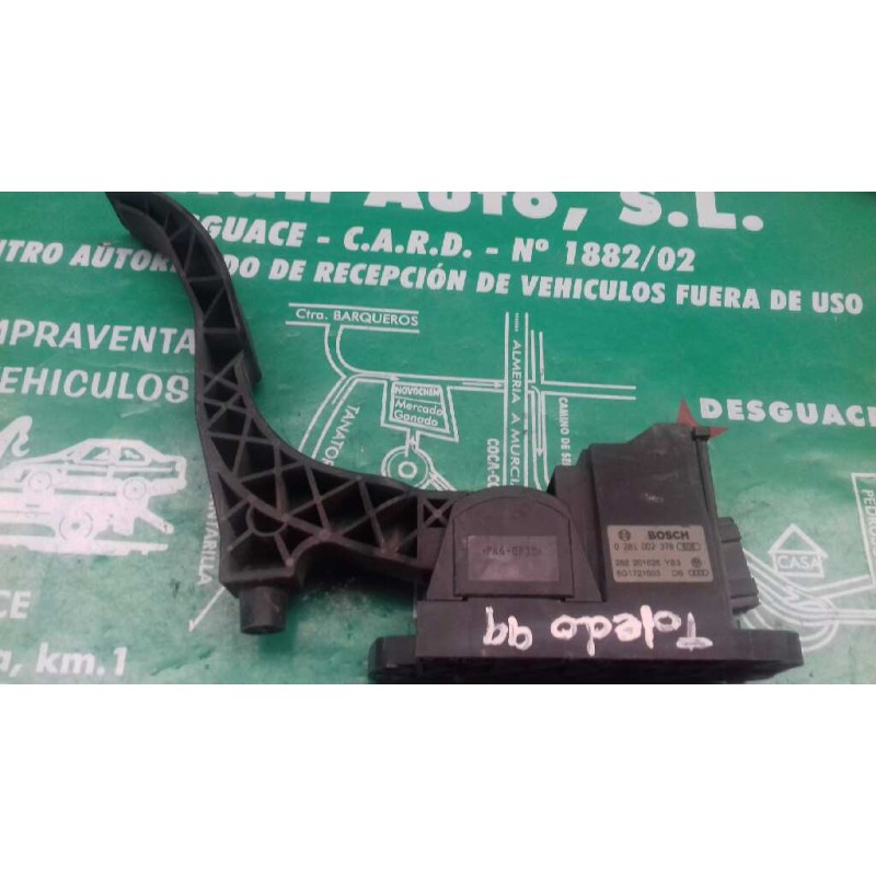 Recambio de pedal acelerador para seat toledo (1m2) 1.9 tdi referencia OEM IAM 6Q1721503 0281002378 282201626YB3