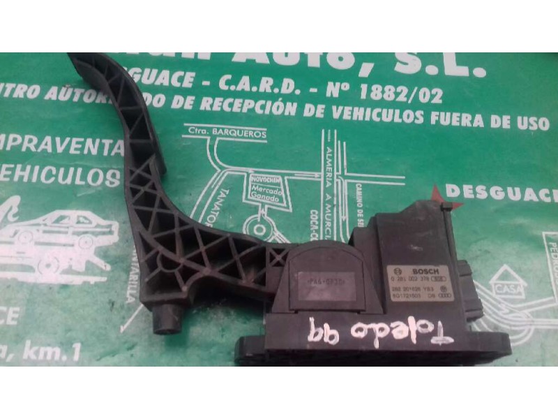 Recambio de pedal acelerador para seat toledo (1m2) 1.9 tdi referencia OEM IAM 6Q1721503 0281002378 282201626YB3