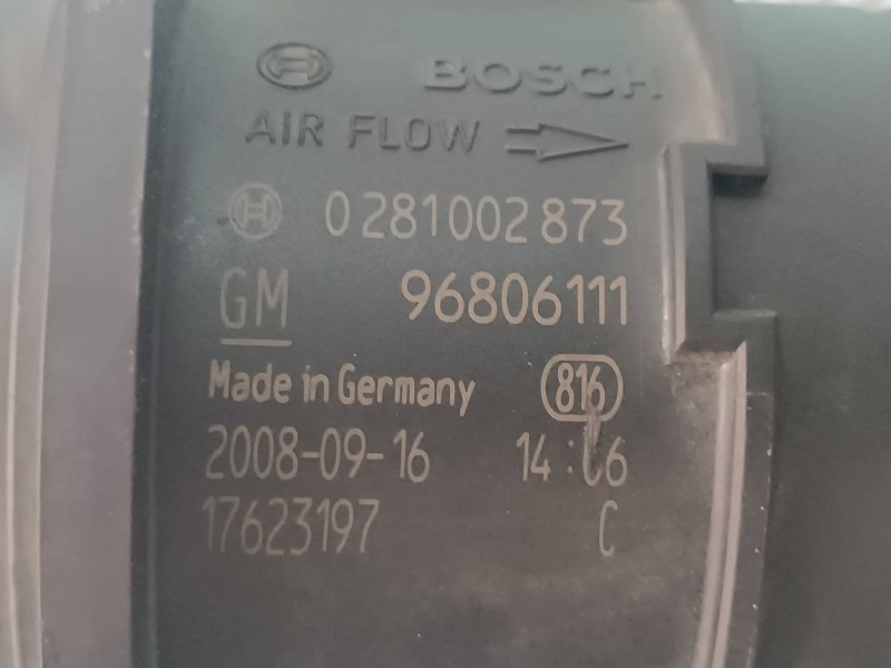 Recambio de caudalimetro para chevrolet epica lt referencia OEM IAM 96806111 0281002873 CONECTOR 4 PINES