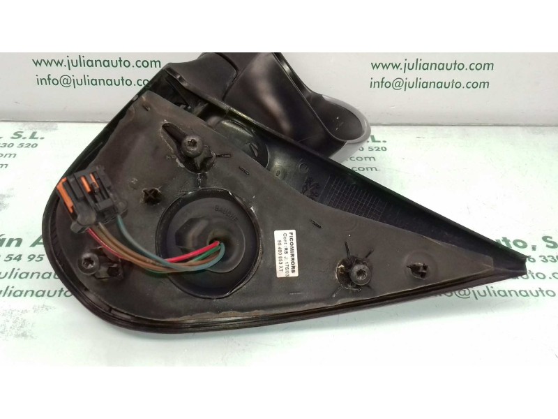 Recambio de retrovisor izquierdo para peugeot 206 sw xs referencia OEM IAM 96480953XT  ELECTRICO