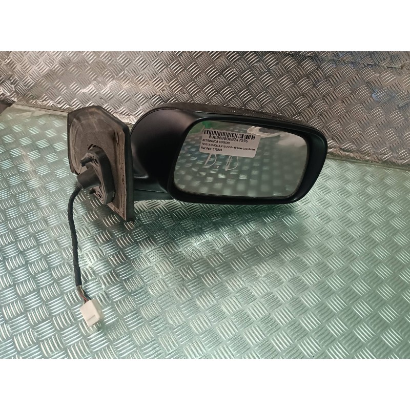 Recambio de retrovisor derecho para toyota corolla (e12) 2.0 d-4d linea luna berlina referencia OEM IAM 015829  ELECTRICO