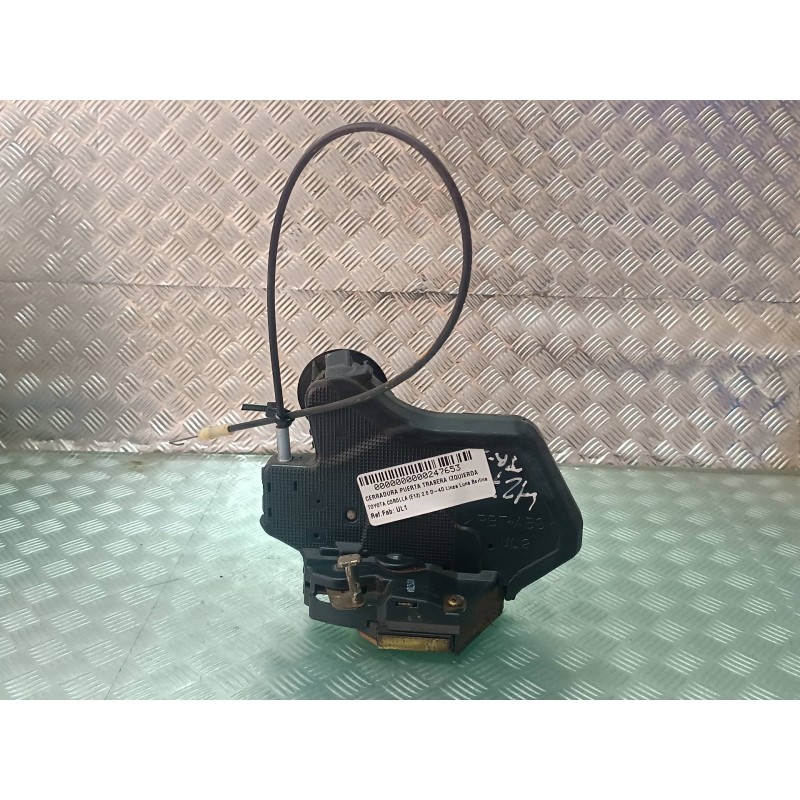 Recambio de cerradura puerta trasera izquierda para toyota corolla (e12) 2.0 d-4d linea luna berlina referencia OEM IAM UL1 32L 