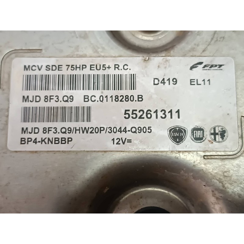 Recambio de centralita motor uce para fiat fiorino adventure sx kasten referencia OEM IAM 55261311  MAGNETI MARELLI