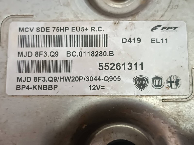 Recambio de centralita motor uce para fiat fiorino adventure sx kasten referencia OEM IAM 55261311  MAGNETI MARELLI