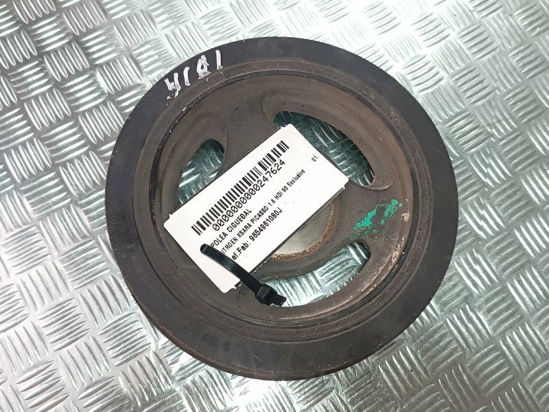 Recambio de polea cigueñal para citroen xsara picasso 1.6 hdi 90 exclusive referencia OEM IAM 9654961080J 9654961080 