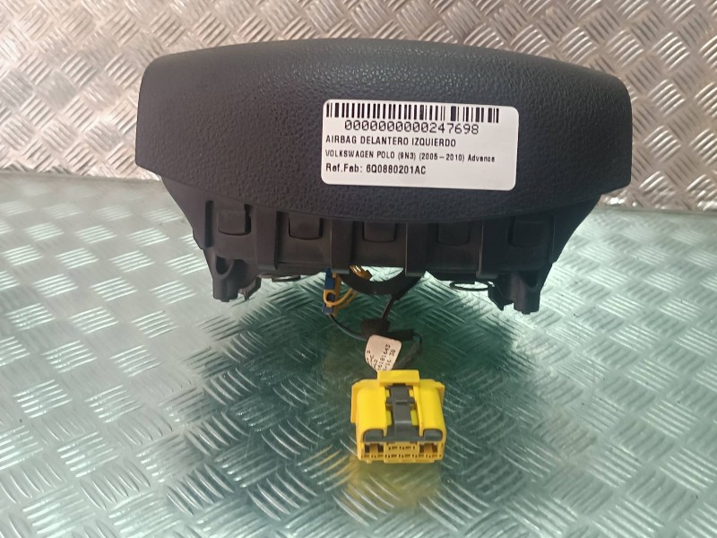 Recambio de airbag delantero izquierdo para volkswagen polo (9n3) advance referencia OEM IAM 6Q0880201AC  
