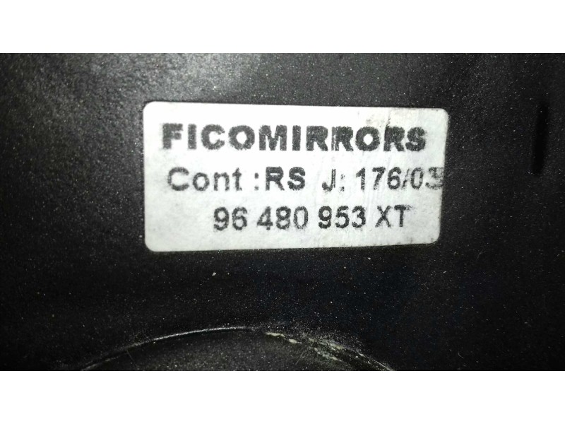 Recambio de retrovisor izquierdo para peugeot 206 sw xs referencia OEM IAM 96480953XT  ELECTRICO