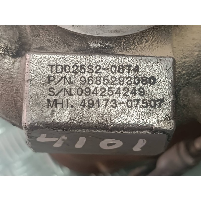 Recambio de turbocompresor para citroen xsara picasso 1.6 hdi 90 exclusive referencia OEM IAM 9685293080 094254249 