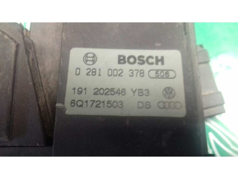 Recambio de pedal acelerador para seat leon (1m1) 1.9 tdi referencia OEM IAM 6Q1721503 0281002378 191202546YB3