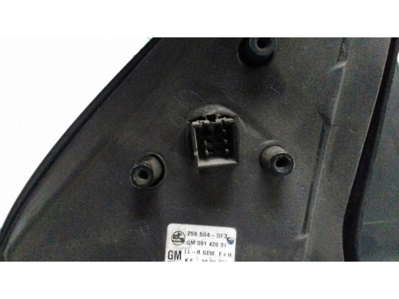 Recambio de retrovisor derecho para opel astra g berlina club referencia OEM IAM 259504 09142091 ELECTRICO