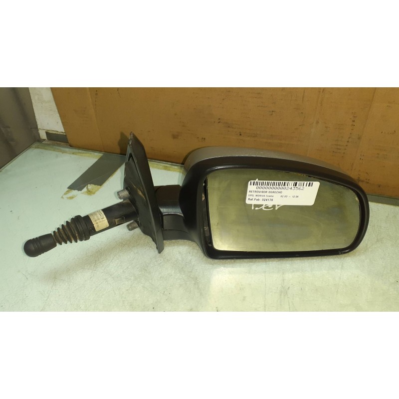 Recambio de retrovisor derecho para opel meriva cosmo referencia OEM IAM 024176 014176 MANUAL