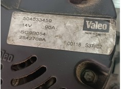 Recambio de alternador para fiat ducato caja cerrada 15 (desde 03.02) 2.8 jtd  batalla 2850 mm referencia OEM IAM 504033459  90A 2