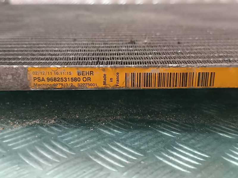 Recambio de condensador / radiador aire acondicionado para citroen c4 picasso sx referencia OEM IAM 9682531580  