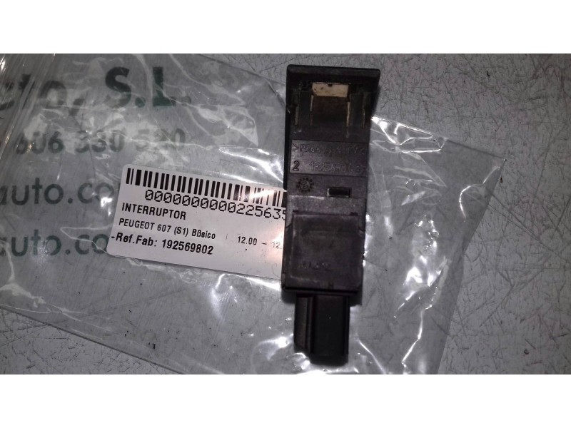 Recambio de interruptor para peugeot 607 (s1) básico referencia OEM IAM 192569802 5 PINES REGULADOR LUCES