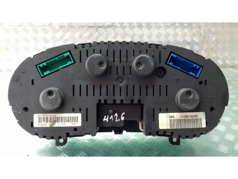 Recambio de cuadro instrumentos para seat leon (1m1) signo referencia OEM IAM 110080152005 88311292 VDO
