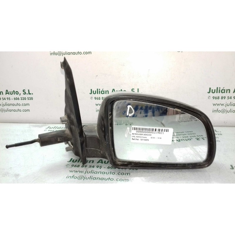 Recambio de retrovisor derecho para opel meriva cosmo referencia OEM IAM 13113476  MANUAL