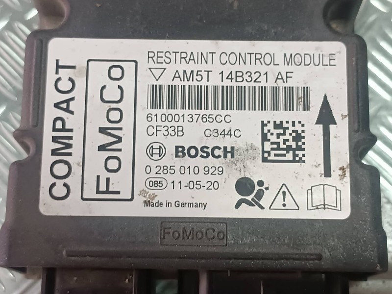 Recambio de centralita airbag para ford c-max (cb3) ghia referencia OEM IAM AM5T14B321AF 0285010929 BOSCH